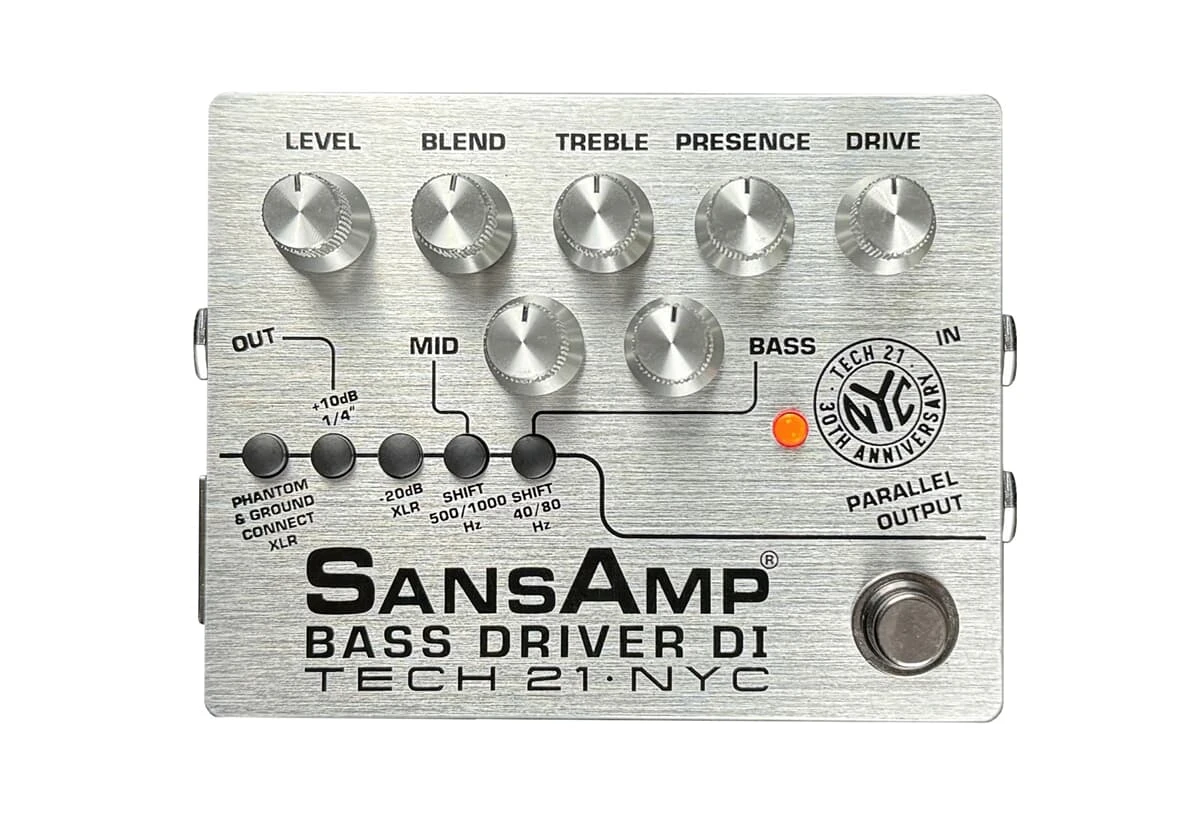 Tech 21 Sans-Amp Bass-Driver DI V2 30th Anniversary